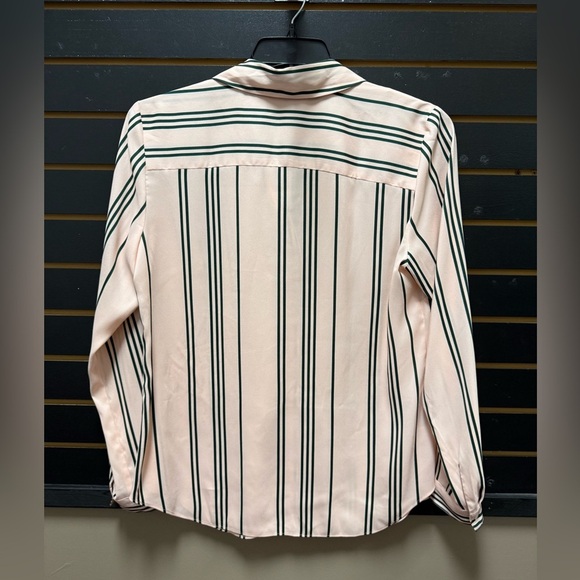 Ann Taylor Striped Blouse – Pink & Green – Size L – NWT - Picture 2 of 2